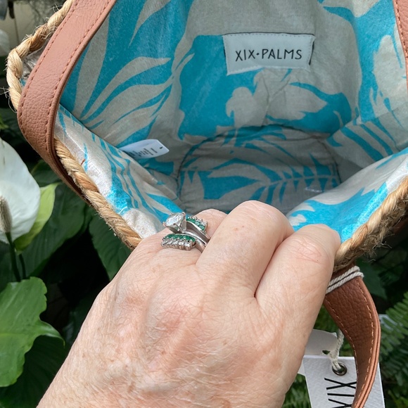 XIX Palms Woven Insulated Backpack NWT - Picture 3 of 7